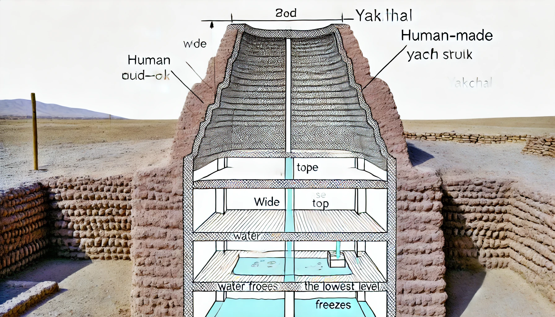 Como os Persas Fabricavam Gelo no Deserto: O Incrível Sistema do Yakhchal